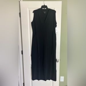 Athleta Black Maxi Sleeveless Dress